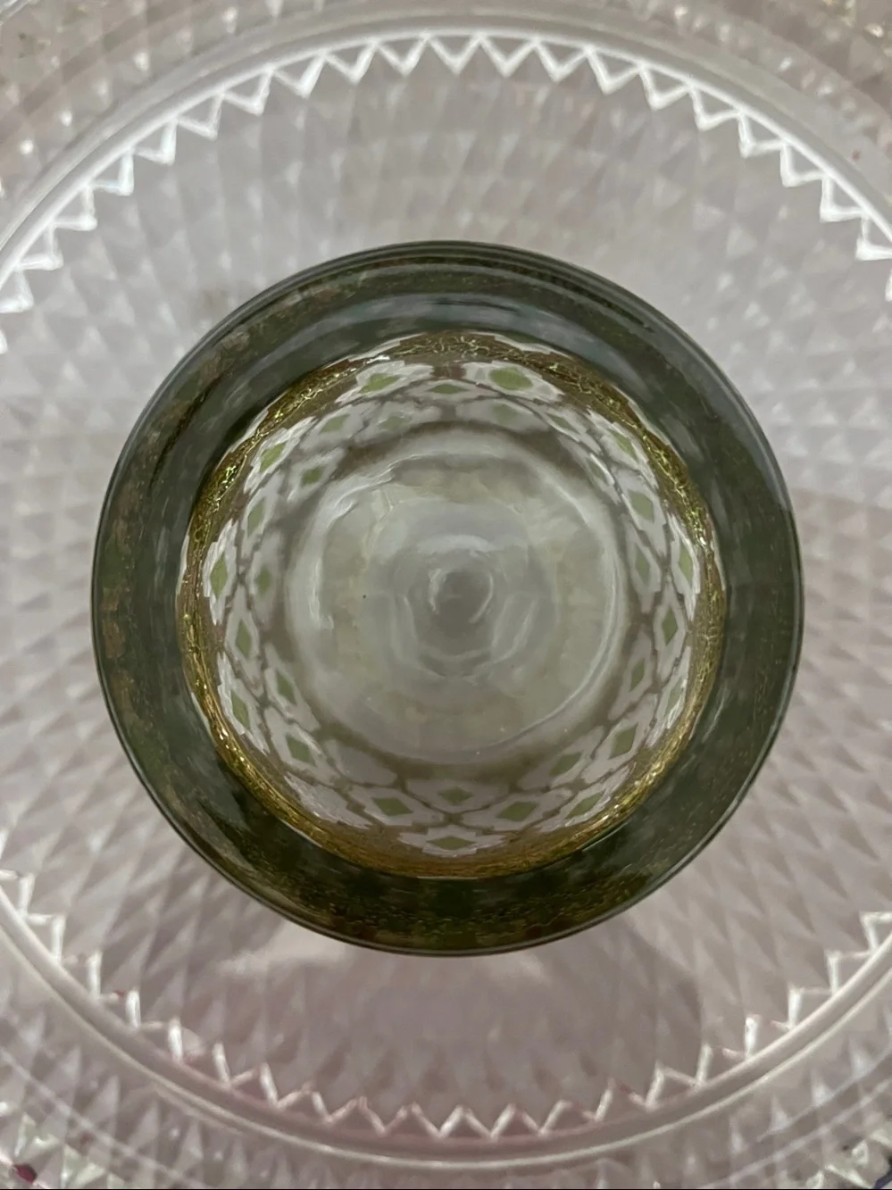Vintage Culver Valencia lowball whiskey or rocks glass.